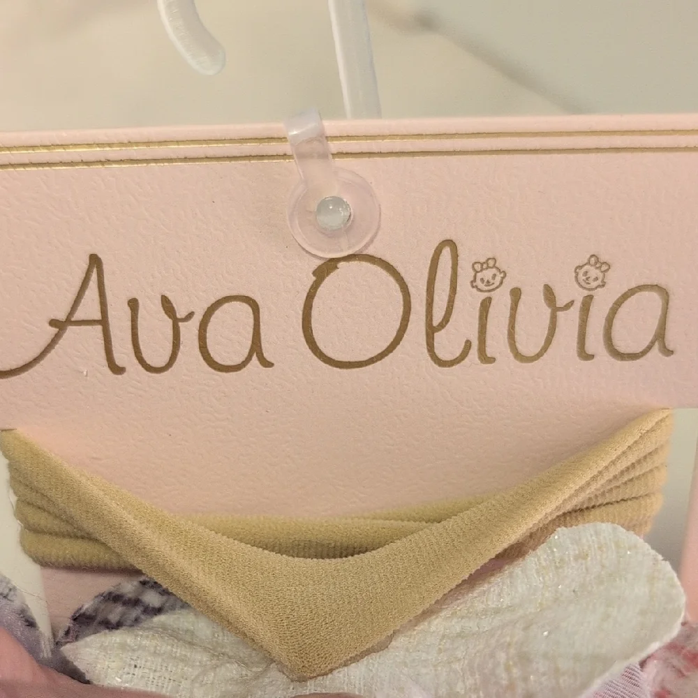 Ava Olivia Set of 5 Infant Floral Headbands